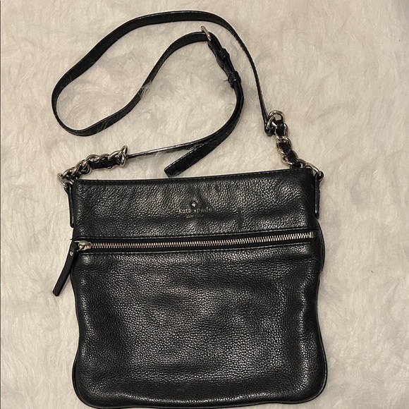 Kate Spade Black Leather Crossbody Bag - Picture 1 of 11